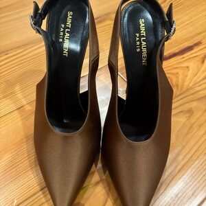 Saint Laurent Dark Brown Heels